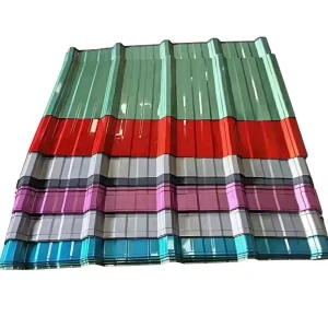 28 Gauge Color Coated Dx51d Sgcc Dx52d Dx53d Galvanized Corrugated Roofing Steel Sheets for Walls