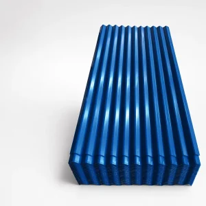 2B Bright Annealed Finish Corrugated Color Coated Steel Roof Panel Custom Wave Pitch 76Mm 38Mm Option Mill Test