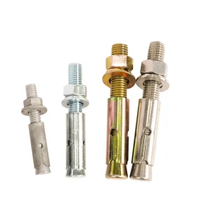 3/8*70 Yellow Zinc Plated Steel Anchor Bolt with Longer Life TiCN Finish for Concrete Applications
