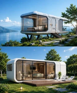 3 Bedroom Modular Container House with Bathroom and Kitchen