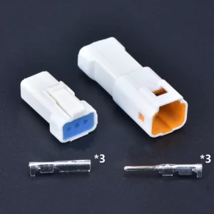3 Pin Automotive Waterproof Cable Connector Male or Female Butt Plug 03R JWPF VSLE S 03T JWPF VSLE S