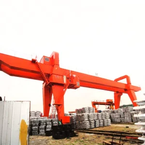 30 Ton Double Girder Gantry Crane Winch Trolley A5 Heavy Duty