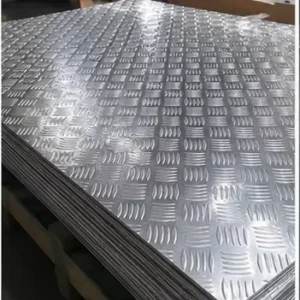 300 Series Embossed Stainless Steel Checkered Plate 2B Surface Finish Anti-Slip Industrial Flooring Stair Treads