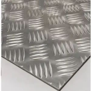 300 Series Embossed Stainless Steel Checkered Plate 2B Surface Finish Anti-Slip Industrial Flooring Stair Treads Walkways