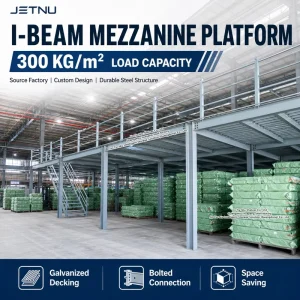300KG Per Square Meter Weight Steel Structure I Beam Platform