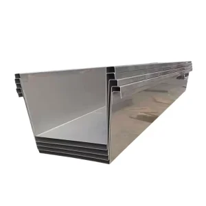304 201 2B Surface Stainless Steel Gutter System 6m Length for Roofing