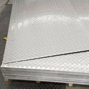 304 201 316L Stainless Steel Checkered Plate Embossed Stair Treads Workshop Rice Grain Non Slip