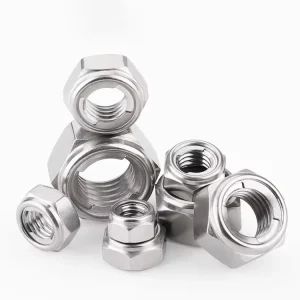 304 316 A2-70 Stainless Steel DIN980M Two-Piece Metal Lock Nut for Mining Healthcare
