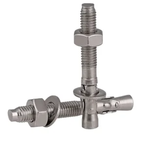 304 316 Carbon Steel Fasteners Corrosion Resistant Expansion Wedge Anchor Bolts for Car Repair
