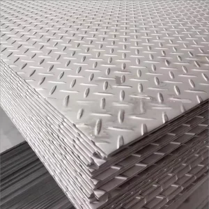 304/316 Stainless Steel Anti slip Tread Plates for Ship Flooring and Walkways Durable & Water Resistant