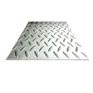 304 316 Stainless Steel Diamond Pattern Plate for Anti Slip Floor Industrial Stair Tread