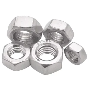 304 316 Stainless Steel M2 M24 Coarse Fine Thread DIN 934 Hex Nuts