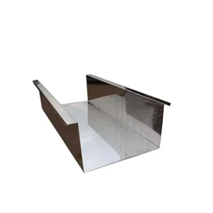 304 & 316 Stainless Steel Rain Gutter U-Shaped Groove Drainage Water Storage Bending Custom Cutting Service