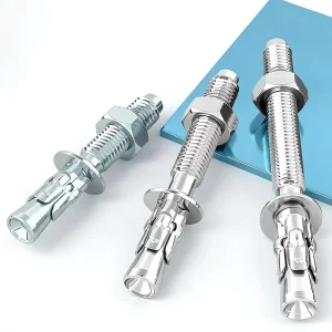 304 316 Stainless Steel Wedge Anchor Bolt Heavy Duty Expansion Screw for Elevator Installation Mechanical Equipment Fixing