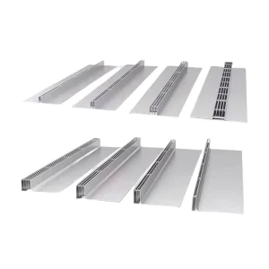 304 316L Stainless Steel Linear Drainage Channel Custom Size U Type Trench Drain With Grating Cover
