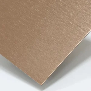 304 Color Brushed Stainless Steel Sheet Wall Cladding Material 304L Stainless Steel Plate