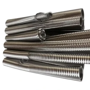 304 Stainless Steel Bellows with Wire Mesh for High Pressure Water Vapor Industry Special Metal Steam Tube DIN ANSI JIS