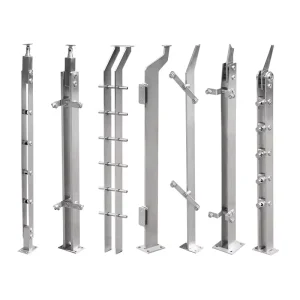 304 Stainless Steel Columns for Railings Stair Handrails and Stainless Steel Railing Pillars