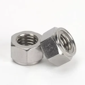 304 Stainless Steel DIN 6925 Prevailing Torque Hex Nut A2 All Metal Locking Nut