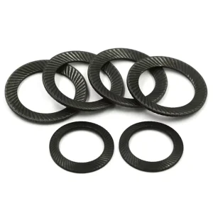 304 Stainless Steel Double Side Knurled Type Skid Tooth Gasket Washer Knurling Safety Lock Washers