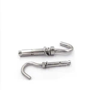 304 Stainless Steel Expansion Bolt with Hook (Extended Eye Hook Anchor Fastener)