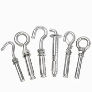 304 Stainless Steel Expansion Bolt with Hook Eye (M6M20)