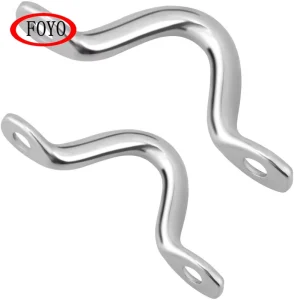 304 Stainless Steel Eye Straps Wire Tie Down Footman Loop Marine Hardware for Yacht Boat Kayak Deck Rigging Accessories