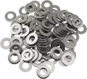 304 Stainless Steel Flat Washer A2-70 Gasket Metal Ring Shim ID 1.6-36mm for Screw Bolt