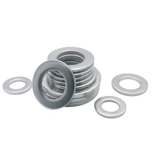 304 Stainless Steel Flat Washers Set M1.6 M8 DIN125 Plain Gasket Sealing Metal Shim for Electronics & Automotive Repair