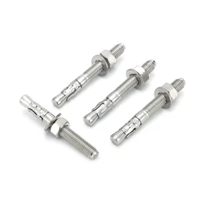 304 Stainless Steel Hammer-Driven Expansion Anchor Bolt with Expansion Sleeve for General and Heavy Industry Applications