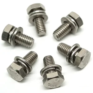 304 Stainless Steel Hex Bolts A2-70 DIN933/DIN931 GB5783/5782 Plain Finish Fastener Bolt Nut Set