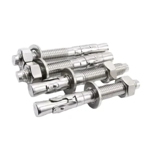 304 Stainless Steel High Strength Wedge Anchor Expansion Bolts for Elevators M6 M16