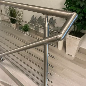 304 Stainless Steel Hollow Rod Railing for Stairs and Balconies
