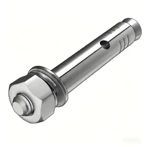304 Stainless Steel M6*50 8.8 Grade Slotted Expansion Bolt Small Head White Washed for Concrete