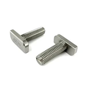 304 Stainless Steel M6 M8 M10 T Bolt Hammer Head Screw Solar T Bolt for Solar Mounting Structures