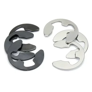 304 Stainless Steel Zinc Finish DIN6799 E Clip Split Washer Circlip Retaining Ring Shaft Fastener M2.3-M10