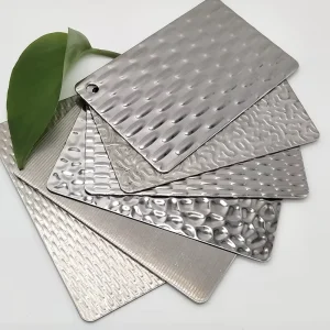 304 Wall Panels Water Ripple Hammered Color Decorative Stainless Steel Sheet Stainless Steel Plate