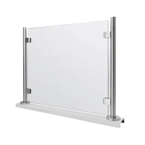 316 304 Stainless Steel Indoor Metal Stair Glass Railing With Posts