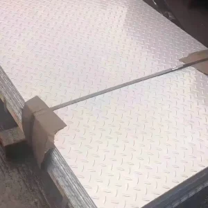 316L 300 Series Stainless Steel Checkered Plate Sheet Tread Plate 3mm Thickness BA Welding Cutting Bending Process