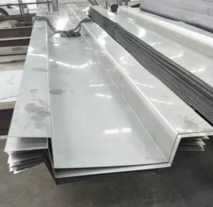 316L Stainless Steel Gutter 2B Finish ASTM Standard Corrosion Resistant for Coastal Areas Custom Length Factory Direct Price