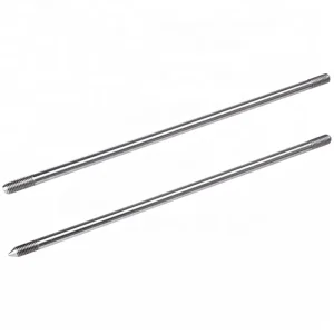 316SS Stainless Steel Earth Rod Without Copper Coating Ground Rod