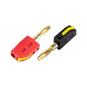 32A 4mm Quick Connect Copper Banana Plug Terminal High Performance Speaker Connector