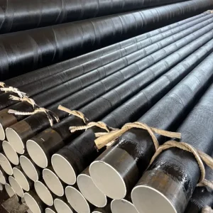 3PE HDPE Epoxy Coating Spiral Welded Steel Pipe ASTM A53 Q235B for Rainwater Pipeline SSAW ERW Steel Pipe