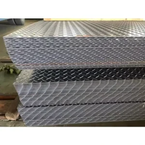 3mm Tear Drop Pattern Galvanized Low Carbon Steel Stair Tread Plate for Engineering Projects