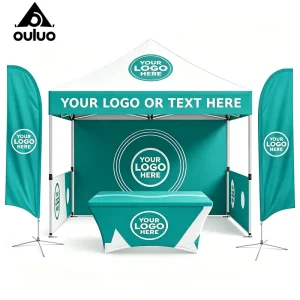 3x3m 3x6m 300D Oxford Steel Frame Square Exhibition Tent Custom Printed Pop Gazebo Logo Trade Show Events Indoor Outdoor Display