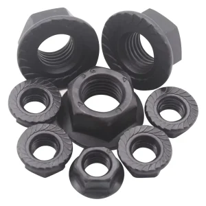 4 8 10 Grade M3 M20 DIN 6923 Hex Flange Nuts