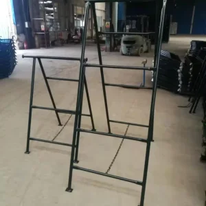 4′ Folding a Frame Folding Trestle for Mason Stucco Jobs of Construction & Wall Building