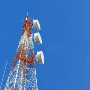 4 Leg Self Supporting Lattice Tower Galvanized Angle Steel for Cellular Network