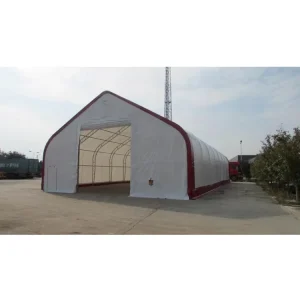 406024 Prefabricated Double Truss Arches Fabric Structure Buildings Canopy