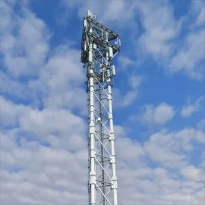 40m Four Legged Communication Tower and Square Telecom Platform Tower Steel Lattice Mast